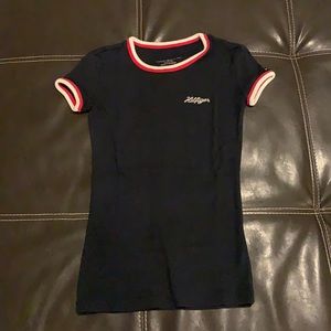 Tommy Hilfiger Navy blue Cuffed top